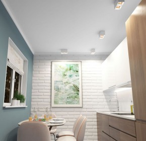 DK3085-WH+BR Светильник накладной IP 20, 10 Вт, GU5.3, LED, белый/бронзовый, пластик в Талице - talica.ok-mebel.com | фото 2