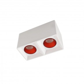 DK3085-WH+RD Светильник накладной IP 20, 10 Вт, GU5.3, LED, белый/красный, пластик в Талице - talica.ok-mebel.com | фото