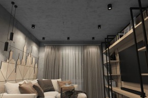 DK3090-BK+CH Светильник накладной IP 20, 10 Вт, GU5.3, LED, черный/хром, пластик в Талице - talica.ok-mebel.com | фото 2