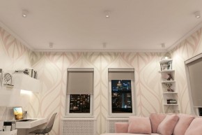 DK3090-WH+CH Светильник накладной IP 20, 10 Вт, GU5.3, LED, белый/хром, пластик в Талице - talica.ok-mebel.com | фото 2