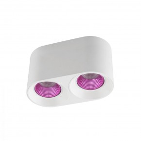 DK3096-WH+PI Светильник накладной IP 20, 10 Вт, GU5.3, LED, белый/розовый, пластик в Талице - talica.ok-mebel.com | фото