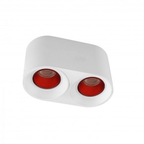DK3096-WH+RD Светильник накладной IP 20, 10 Вт, GU5.3, LED, белый/красный, пластик в Талице - talica.ok-mebel.com | фото
