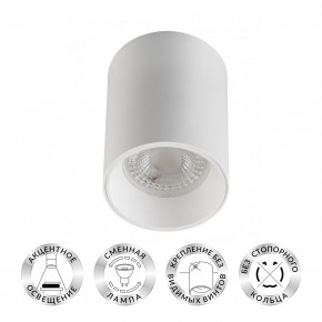 DK3110-WH Светильник накладной IP 20, 10 Вт, GU5.3, LED, белый, пластик в Талице - talica.ok-mebel.com | фото