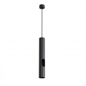 DK4045-BK Подвесной светильник, с декоративным вырезом, IP 20, до 15 Вт, LED, GU10, черный, алюминий в Талице - talica.ok-mebel.com | фото