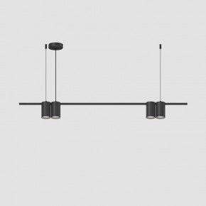 DK4061-BK Подвесной светильник ORBIT, IP20, 4xGU10 LED до 15 Вт, черный матовый, алюминий в Талице - talica.ok-mebel.com | фото
