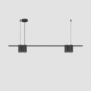DK4061-BK Подвесной светильник ORBIT, IP20, 4xGU10 LED до 15 Вт, черный матовый, алюминий в Талице - talica.ok-mebel.com | фото 2