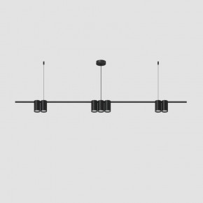 DK4063-BK Подвесной светильник ORBIT, IP20, 7xGU10 LED до 15 Вт, черный матовый, алюминий в Талице - talica.ok-mebel.com | фото 2
