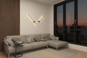 DK5014-BK Бра 1000 мм, 3000К, IP20, 12 Вт, черный, алюминий в Талице - talica.ok-mebel.com | фото 7