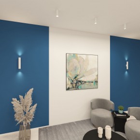 DK5022-WH Настенный светильник, IP20, до 15 Вт, LED, 2xGU10, белый, алюминий в Талице - talica.ok-mebel.com | фото 5