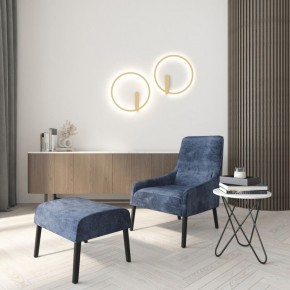 DK5035-SG Бра ROUND со светодиодом, IP20, 24W, 3000/4000/6500K, матовое золото, алюминий в Талице - talica.ok-mebel.com | фото 7