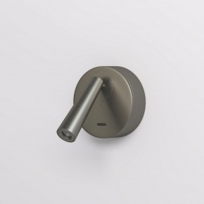 DK5072-DN Бра SHINE WALL со светодиодом, D104*H68, IP20, 3000К, 3W, RA?90, темный никель, алюминий в Талице - talica.ok-mebel.com | фото 2