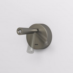 DK5072-DN Бра SHINE WALL со светодиодом, D104*H68, IP20, 3000К, 3W, RA?90, темный никель, алюминий в Талице - talica.ok-mebel.com | фото 3