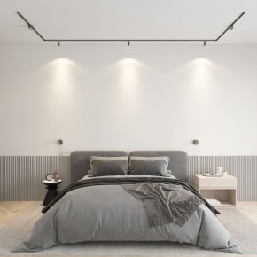 DK5072-DN Бра SHINE WALL со светодиодом, D104*H68, IP20, 3000К, 3W, RA?90, темный никель, алюминий в Талице - talica.ok-mebel.com | фото 4