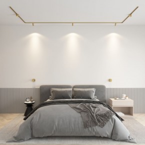 DK5072-SB Бра SHINE WALL со светодиодом, D104*H68, IP20, 3000К, 3W, RA?90, сатинированная латунь, алюминий в Талице - talica.ok-mebel.com | фото 4