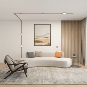 DK5072-SB Бра SHINE WALL со светодиодом, D104*H68, IP20, 3000К, 3W, RA?90, сатинированная латунь, алюминий в Талице - talica.ok-mebel.com | фото 5