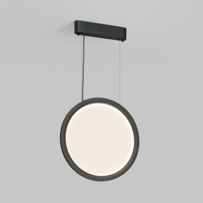DK6604-BK Подвесной вертикальный светильник Veil со светодиодом H1500 d450 220V 36W 3000-6000K IP20 черный алюминий в Талице - talica.ok-mebel.com | фото