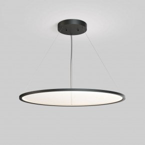 DK6620-BK Подвесной горизонтальный светильник Veil со светодиодом H900 d1000 220V 82W 3000-6000K IP20 черный алюминий в Талице - talica.ok-mebel.com | фото