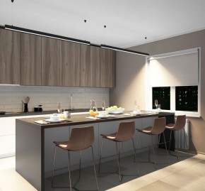 DK9154-BK Линейный светильник 42W 1500mm 4000K, черный в Талице - talica.ok-mebel.com | фото 5