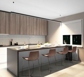 DK9304-BK Линейный светильник 72W 3000mm 4000K, черный в Талице - talica.ok-mebel.com | фото 5