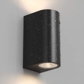 DK9791-BK Настенный уличный светильник NARVIK, IP44, 2хGU10 LED, до 15 Вт, черный, алюминий в Талице - talica.ok-mebel.com | фото 3