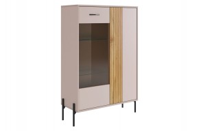 ДОМИНИКА Комод (со стеклом) в Талице - talica.ok-mebel.com | фото