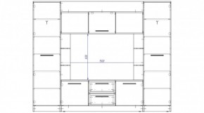 ДУБЛИН Гостиная в Талице - talica.ok-mebel.com | фото 2
