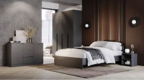 ЭЛЕГАНТ Спальный гарнитур (модульный) графит в Талице - talica.ok-mebel.com | фото