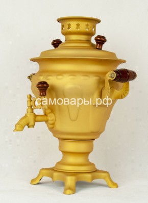 Электрический самовар "Русское золото" матовая груша на 2 литра (Ограниченная серия) в Талице - talica.ok-mebel.com | фото