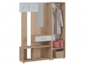 ЭНТЕР 1 Прихожая (модульная) дуб сонома/белый в Талице - talica.ok-mebel.com | фото 3