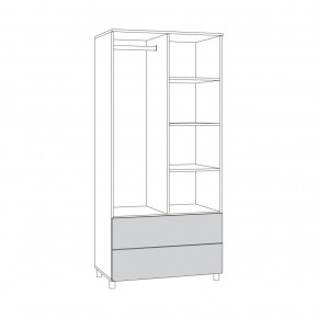 Эйп Шкаф для одежды 13.334 в Талице - talica.ok-mebel.com | фото 2