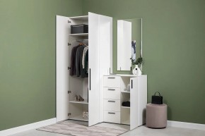 ЭЙР прихожая (модульная) Белый Шагрень в Талице - talica.ok-mebel.com | фото 24