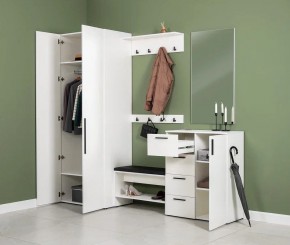 ЭЙР прихожая (модульная) Белый Шагрень в Талице - talica.ok-mebel.com | фото 27