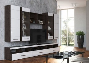 Фиеста №13 Комод глухой (Венге/Белый глянец) в Талице - talica.ok-mebel.com | фото 3