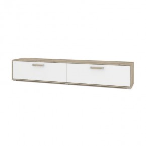 ФЛОРИДА Ф32 Тумба ТВ (дуб серый/белый) в Талице - talica.ok-mebel.com | фото