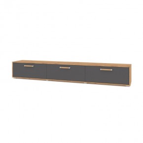 ФЛОРИДА Ф33 Тумба ТВ (дуб золотой/графит) в Талице - talica.ok-mebel.com | фото