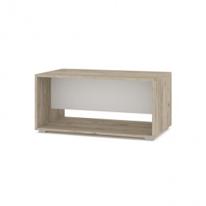 ФЛОРИДА Ф61 Стол журнальный (полка) дуб серый/белый в Талице - talica.ok-mebel.com | фото