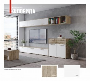 ФЛОРИДА Гостиная (модульная) дуб серый/белый в Талице - talica.ok-mebel.com | фото