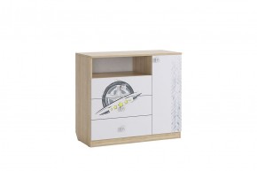 ФОРСАЖ Комод (сонома/белый) в Талице - talica.ok-mebel.com | фото