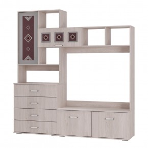 Гостиная Белла (модульная) ясень белый в Талице - talica.ok-mebel.com | фото 2