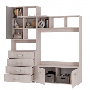 Гостиная Белла (модульная) ясень белый в Талице - talica.ok-mebel.com | фото 3