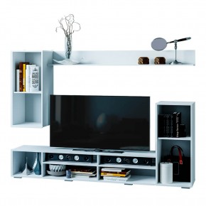 Гостиная Диаманд (белый/белый глянец) в Талице - talica.ok-mebel.com | фото 2