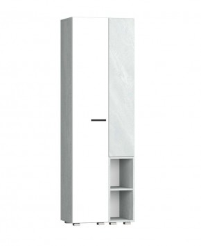 Гостиная Эльза (модульная) Бетонный Камень/Белый в Талице - talica.ok-mebel.com | фото 9