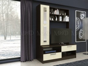 Гостиная Фиеста центр (Дуб Беленый/Венге) в Талице - talica.ok-mebel.com | фото 3
