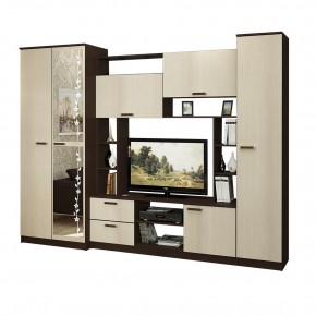 Гостиная Флора (венге/лоредо нов.) в Талице - talica.ok-mebel.com | фото