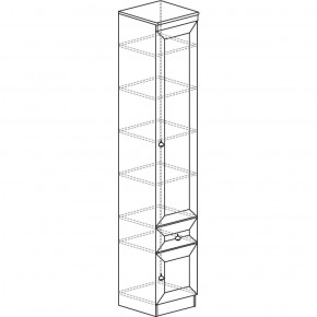 Гостиная Инна 2 Денвер темный в Талице - talica.ok-mebel.com | фото 3
