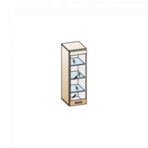 Гостиная Камелия Композиция 9 (Гикори Джексон темный) в Талице - talica.ok-mebel.com | фото 3