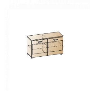 Гостиная Камелия Композиция 9 (Гикори Джексон темный) в Талице - talica.ok-mebel.com | фото 4