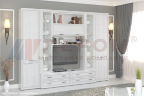 Гостиная Карина Композиция 19 (Снежный ясень) в Талице - talica.ok-mebel.com | фото 1