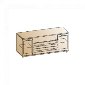 Гостиная Мелисса Композиция 1 (Гикори Джексон светлый) в Талице - talica.ok-mebel.com | фото 4