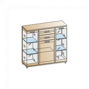 Гостиная Мелисса Композиция 7 (Гикори Джексон светлый) в Талице - talica.ok-mebel.com | фото 8